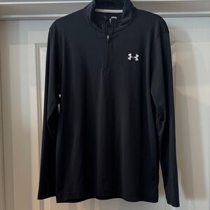 Under Armour HeatGear Black Quarter Zip Top